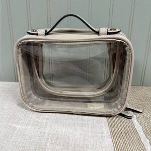 Calpak Clear Travel Toiletry Bag with Handle